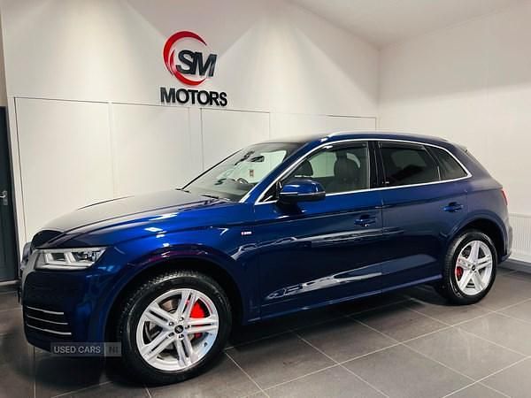 Used Audi Q5 S-Line 190 HP (139 kW) 2019 Blue SUV