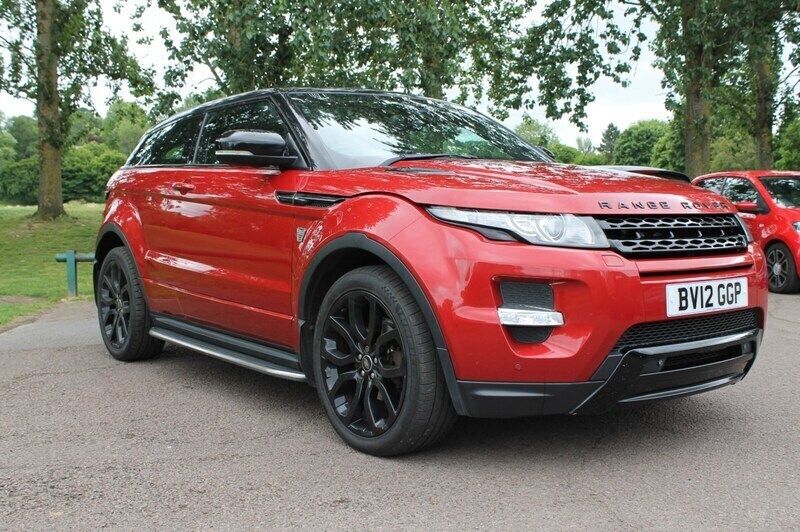 Red Used 2012 Land Rover Range Rover evoque Dynamic Coupe | £7,250 (Good price) - Image 1/4