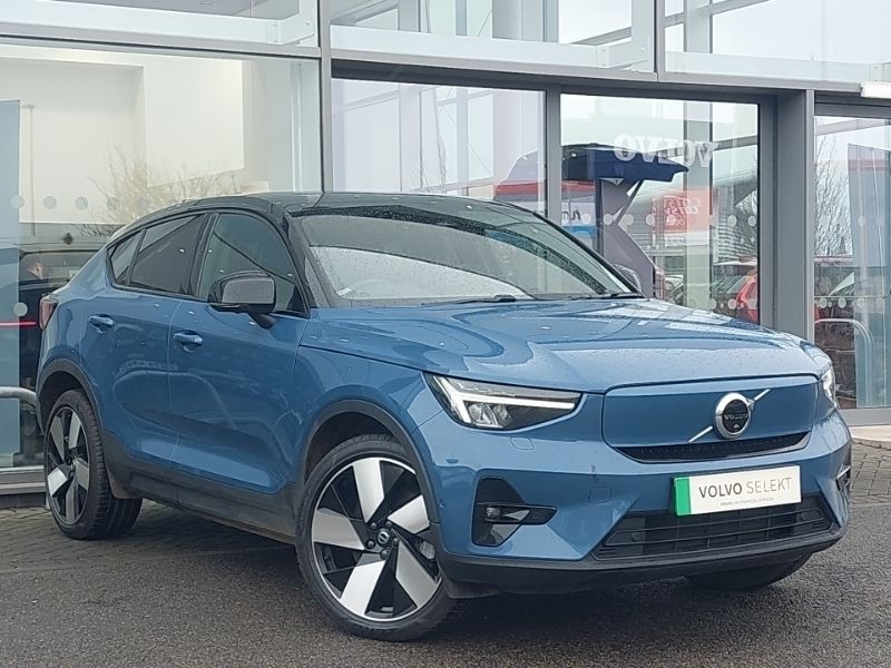 Blue Used 2022 Volvo C40 Pro SUV | £28,498 (Fair price) - Image 1/4