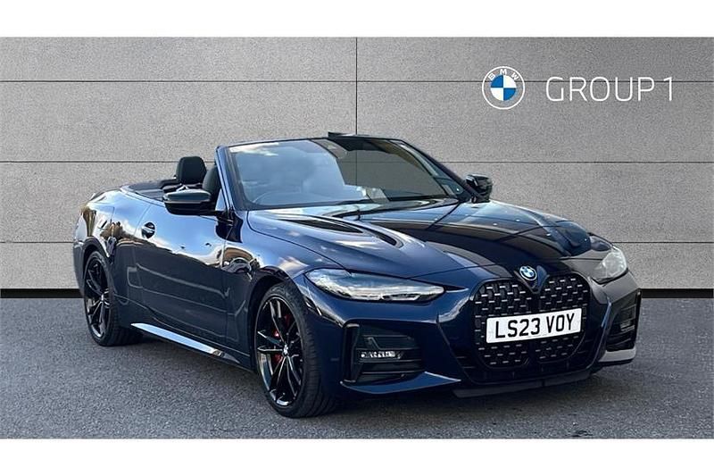 Tanzanite blue Used 2023 BMW 430 Cabriolet M Sport Cabriolet | £37,875 - Image 1/4