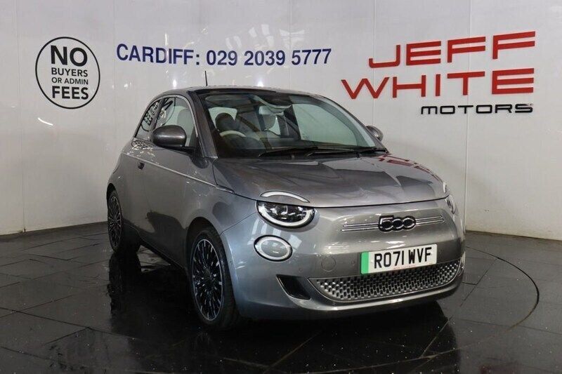 Grey Used 2021 Fiat 500e La Prima Hatchback | £13,988 (Fair price) - Image 1/4