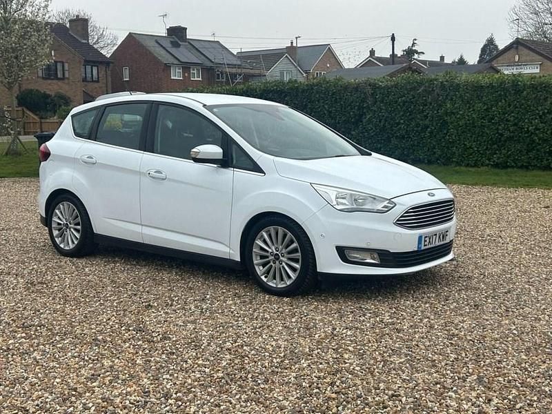 Used Ford C-MAX Titanium 125 HP (91 kW) 2017 White MPV