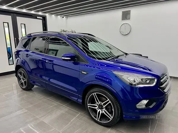 Used Ford Kuga ST-Line 150 HP (110 kW) 2018 Blue SUV