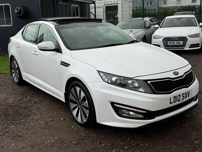 Used Kia Optima 2012 White Sedan