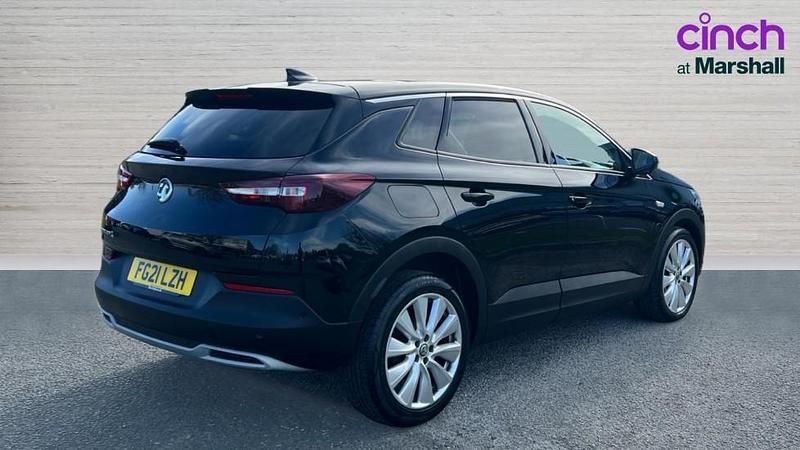 Used Vauxhall Grandland X Elite 130 HP (95 kW) 2021 Black SUV