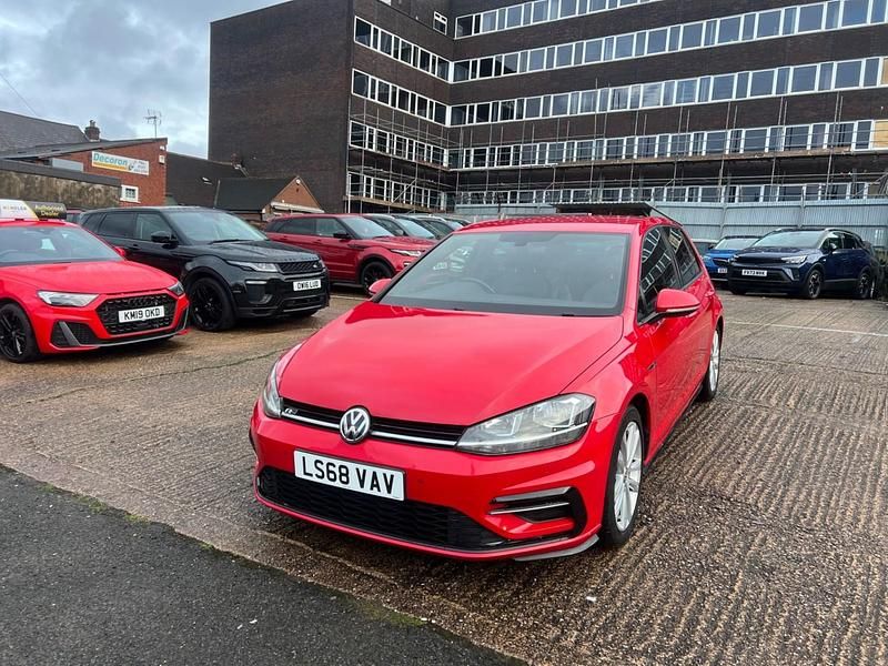 Red Used 2018 VW Golf VII R-line Hatchback | £7,495 (Super price) - Image 1/4