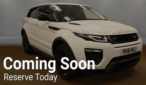 White Used 2016 Land Rover Range Rover evoque HSE Dynamic SUV | £12,995 (Fair price) - Image 1/1