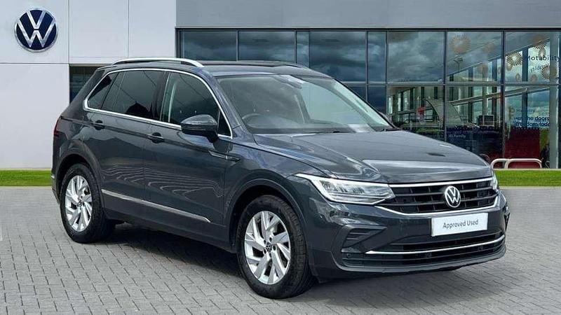 Urano grey Used 2021 VW Tiguan Life SUV | £17,321 (Fair price) - Image 1/4
