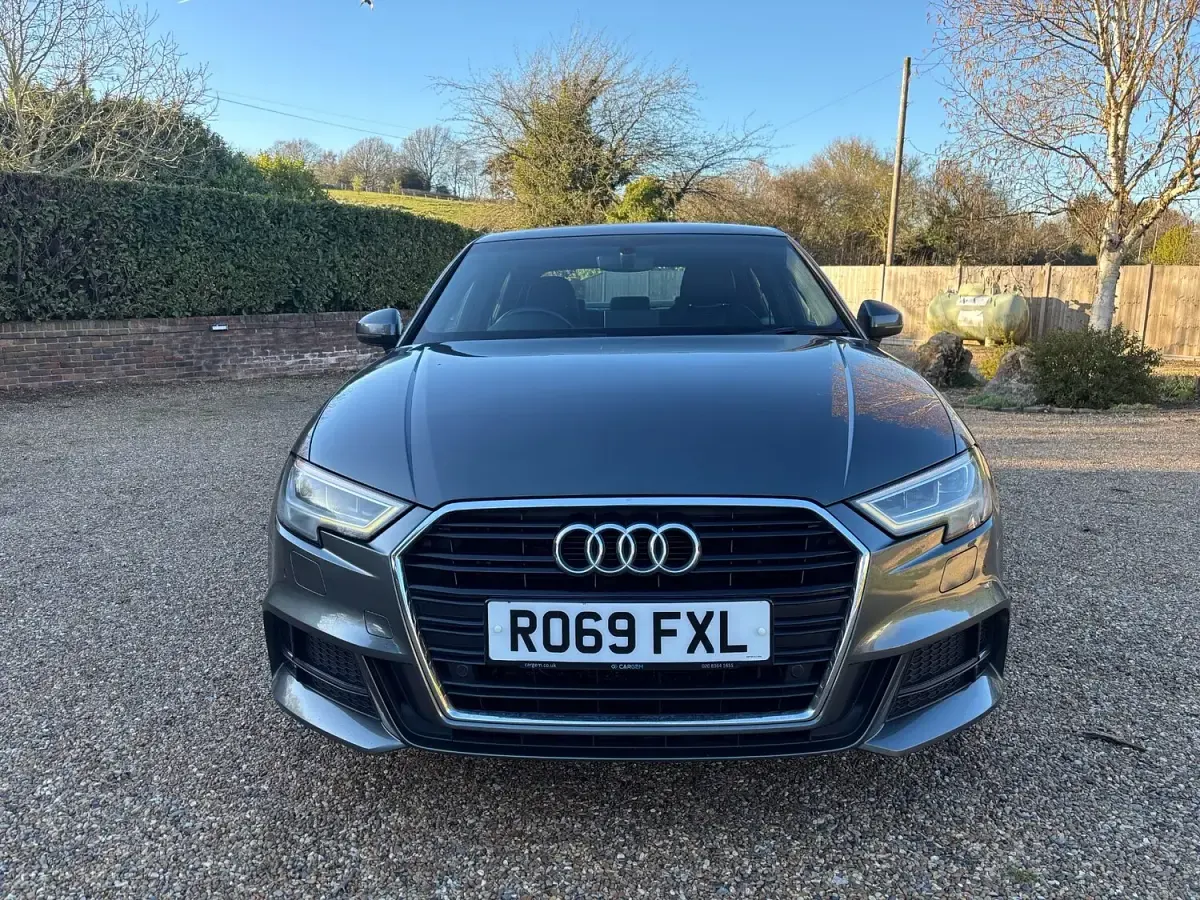 Used Audi A3 S-Line 150 HP (110 kW) 2019 Grey Sedan