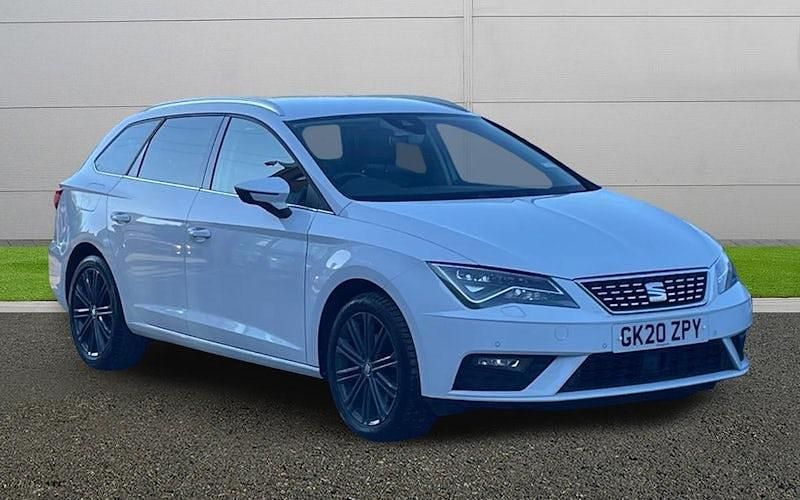 Used Seat Leon XCELLENCE Lux 150 HP (110 kW) 2019 White Estate