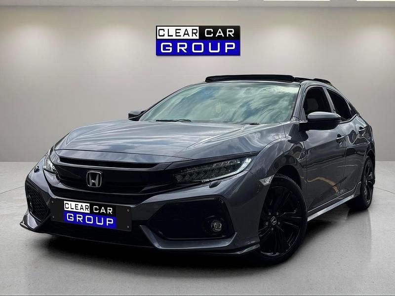 Grey Used 2018 Honda Civic Sport Plus Hatchback | £16,995 (A bit pricey) - Image 1/4