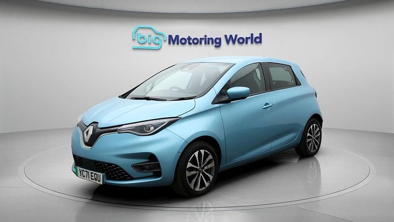 Used Renault Zoe GT-Line 100 kW (136 HP) 2021 Blue Hatchback