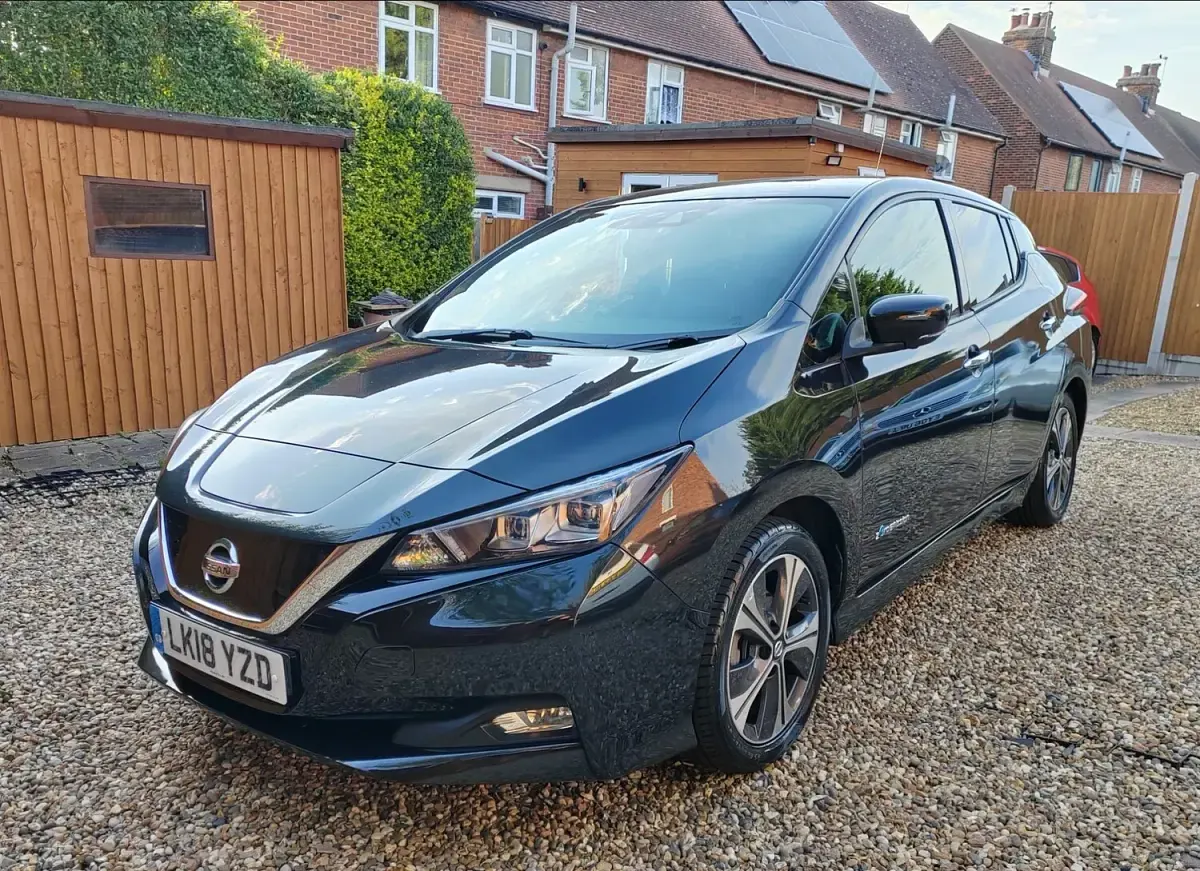 Used Nissan Leaf Tekna 110 kW (150 HP) 2018 Black Hatchback