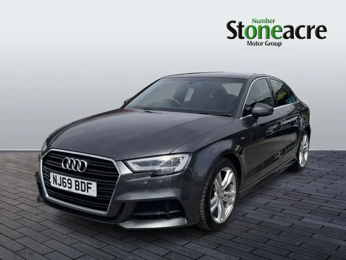 Used Audi A3 S-Line 116 HP (85 kW) 2019 Grey Sedan