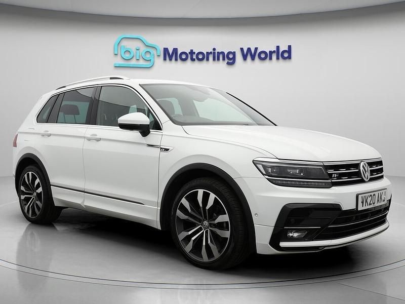 White Used 2020 VW Tiguan R-line SUV | £21,700 (Fair price) - Image 1/4