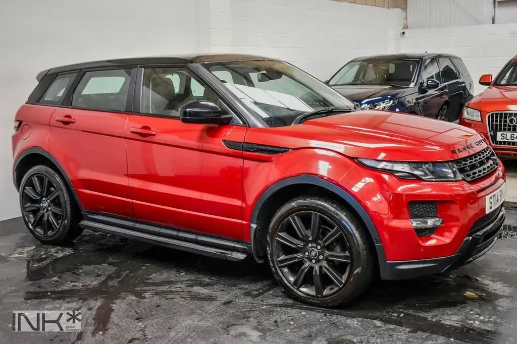 Used Land Rover Range Rover evoque Dynamic 190 HP (139 kW) 2014 Red SUV