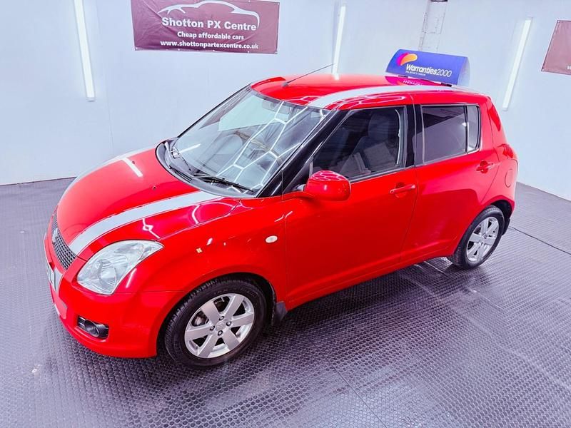 Red Used 2008 Suzuki Swift GLX Hatchback | £1,299 (Good price) - Image 1/4