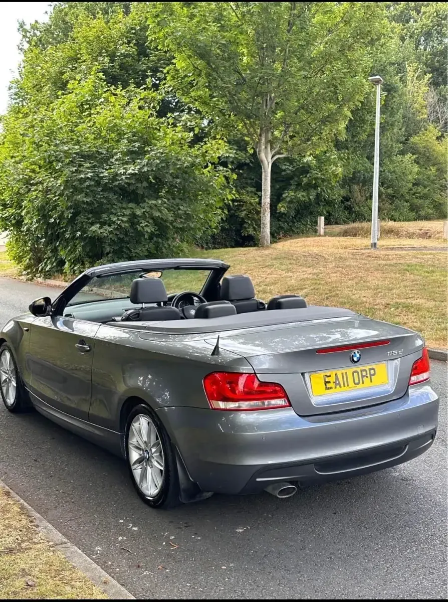 Used BMW 118 Cabriolet M Sport 143 HP (105 kW) 2011 Grey Cabriolet