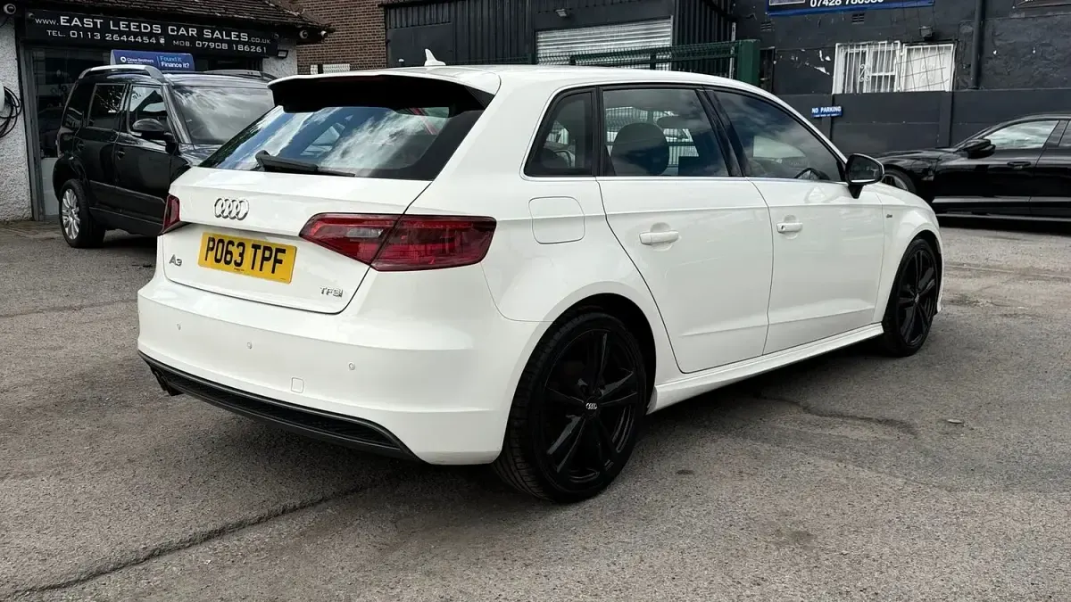 Used Audi A3 S-Line 2013 White Hatchback