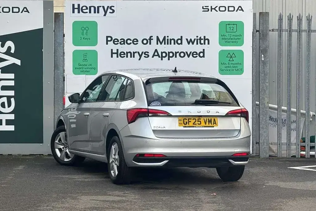 Used Skoda Scala SE 113 HP (83 kW) 2025 Brilliant silver metallic Hatchback