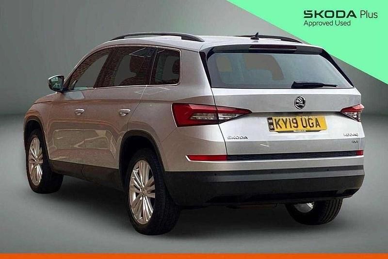 Used Skoda Kodiaq SE L 150 HP (110 kW) 2019 Brilliant silver metallic SUV