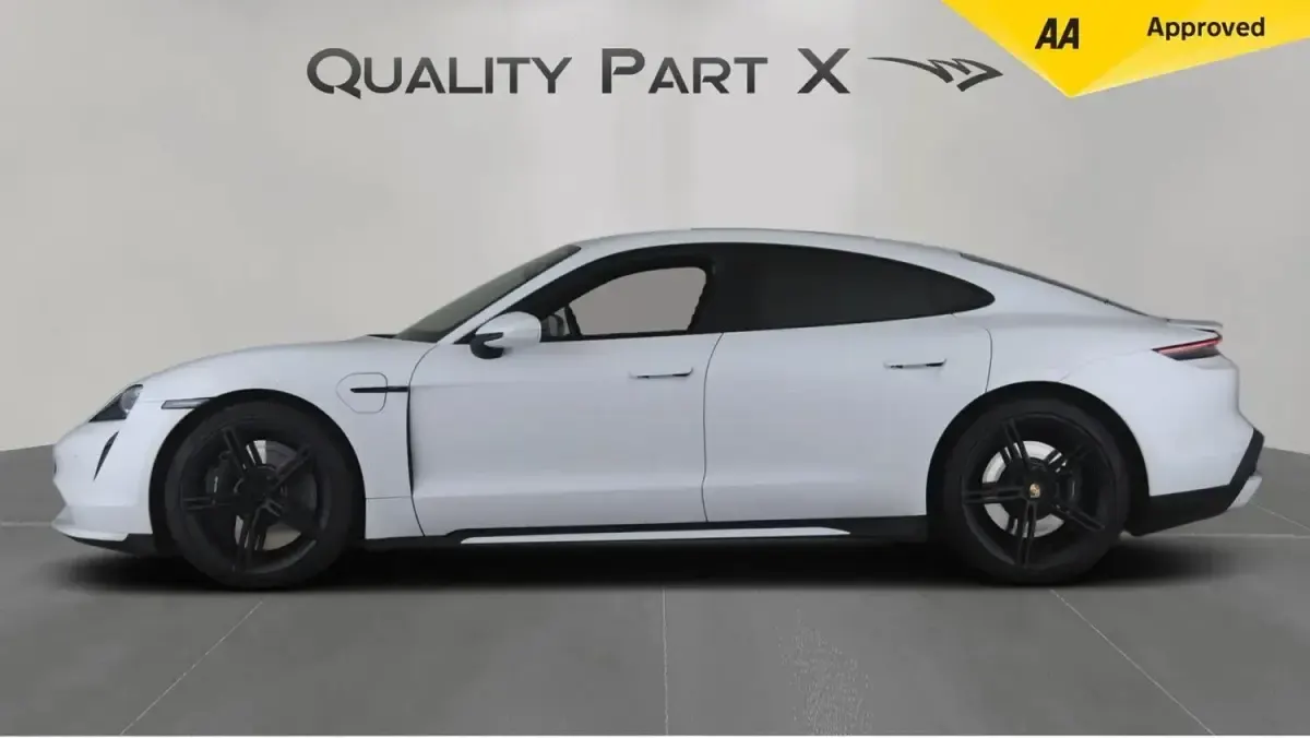 Used Porsche Taycan Performance Package 500 kW (680 HP) 2020 White Sedan