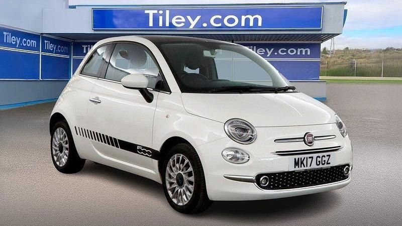 Used Fiat 500 Lounge 69 HP (50 kW) 2017 White Hatchback