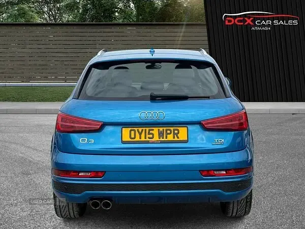Used Audi Q3 S-Line 184 HP (135 kW) 2015 Blue SUV