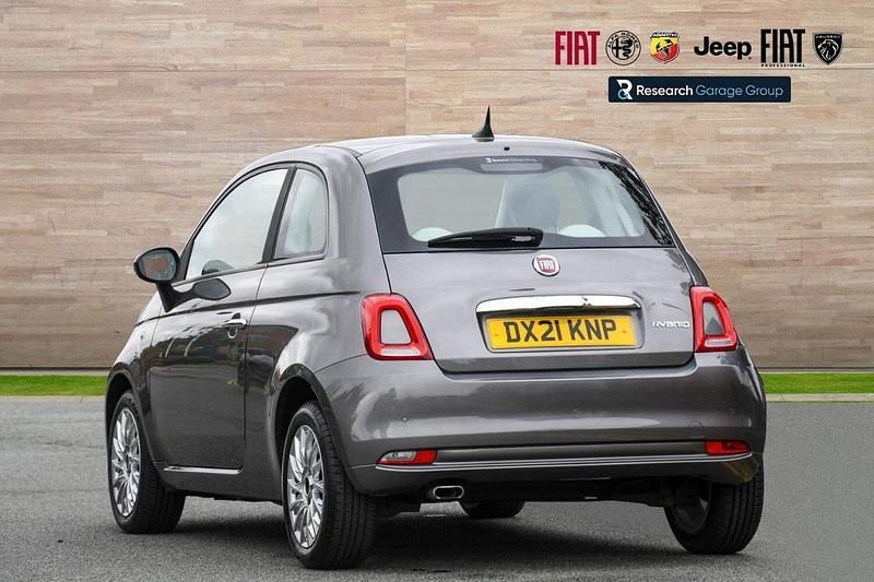 Grey Used 2021 Fiat 500 Lounge Hatchback | £9,196 (Fair price) - Image 1/3