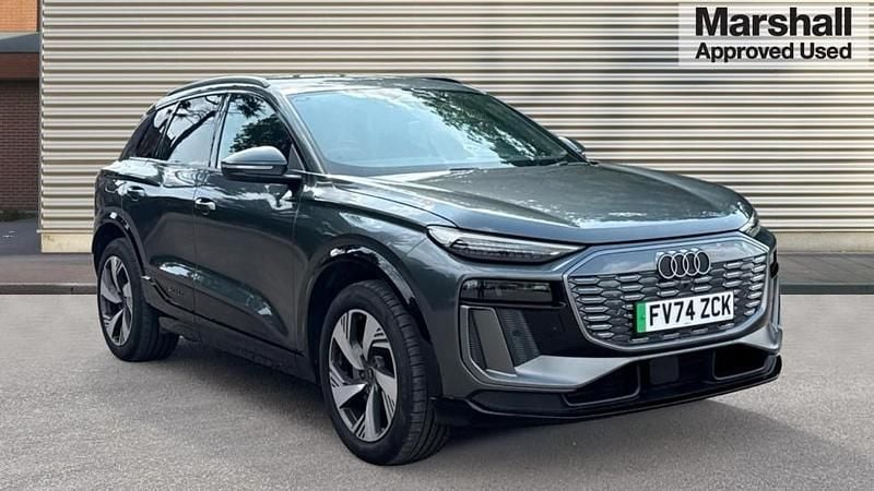 Grey Used 2024 Audi Q6 e-tron S-Line SUV | £47,401 (Super price) - Image 1/4
