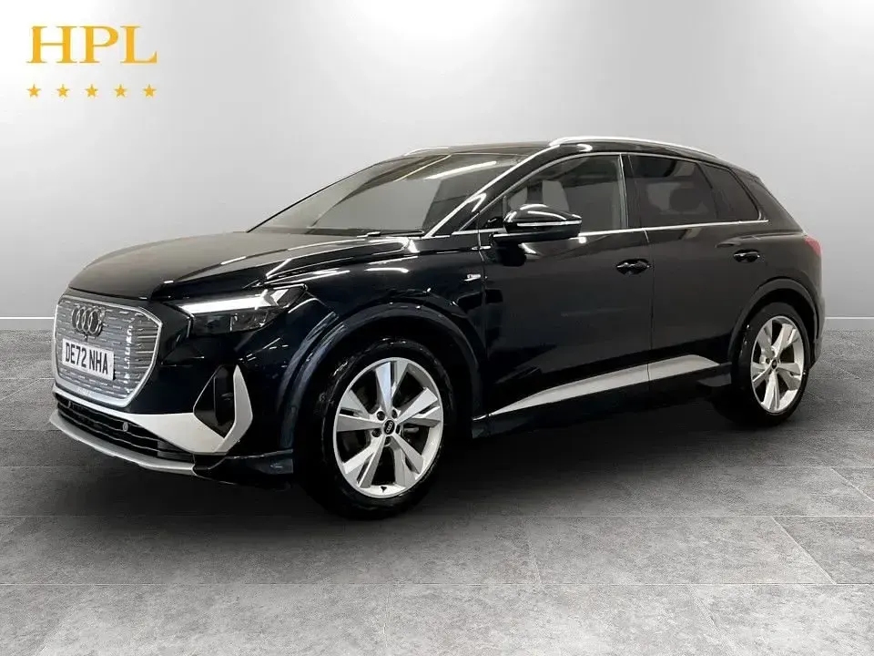 Used Audi Q4 e-tron S-Line 125 kW (170 HP) 2022 Black SUV