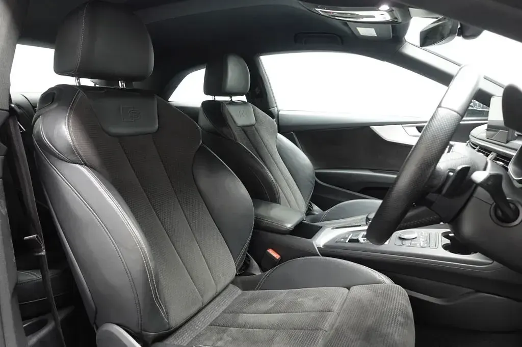 Used Audi A5 S-Line 150 HP (110 kW) 2018 Black Coupe