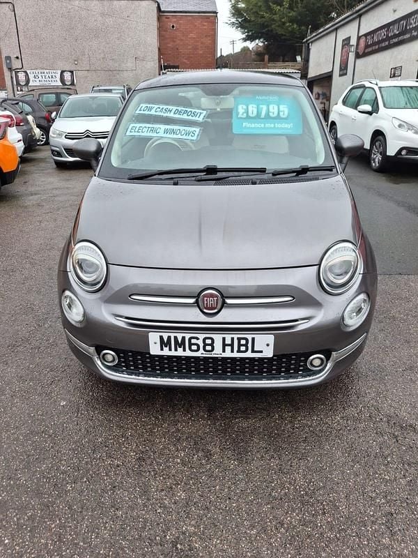 Used Fiat 500 Lounge 69 HP (50 kW) 2018 Grey Hatchback