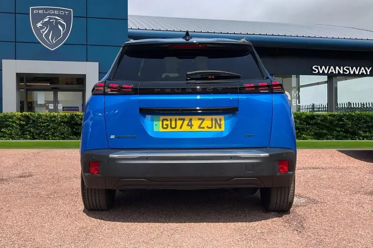 Used Peugeot e-2008 GT 113 kW (154 HP) 2024 Blue SUV