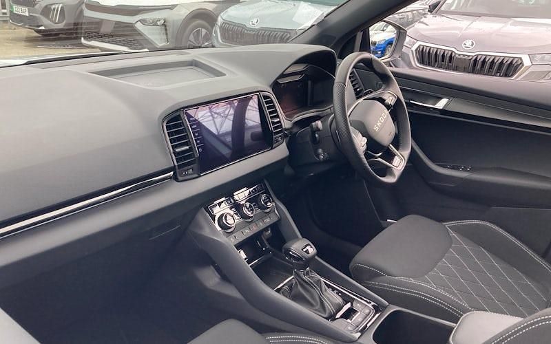 Used Skoda Karoq SportLine 150 HP (110 kW) 2025 Silver SUV