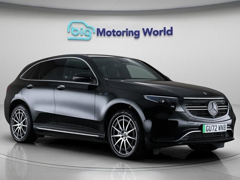 Black Used 2022 Mercedes EQC400 AMG line SUV | £25,700 (Fair price) - Image 1/4