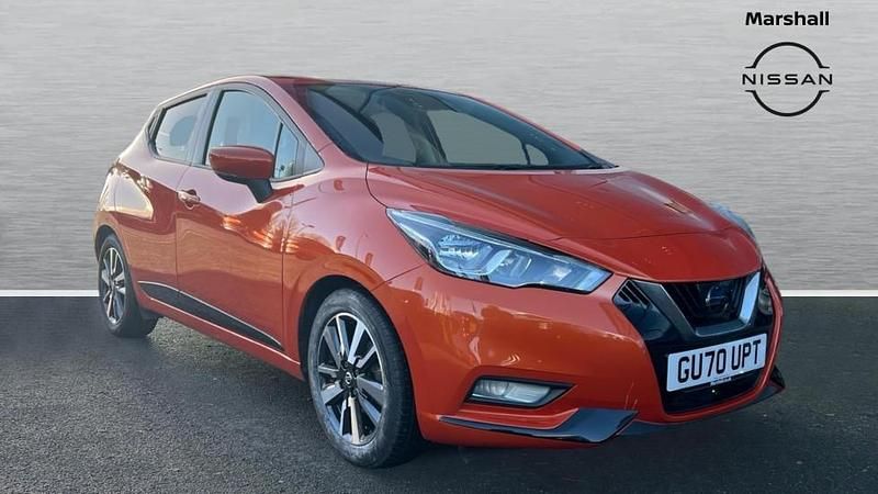 Used Nissan Micra Tekna 100 HP (73 kW) 2020 Orange  Hatchback