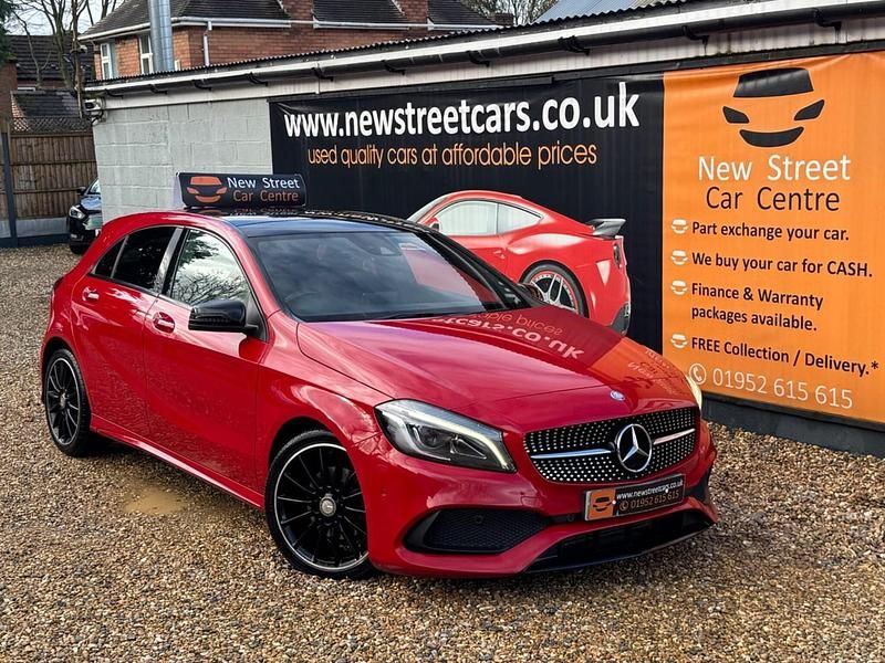 Used Mercedes A180 AMG Line Premium Plus 2016 Red Hatchback
