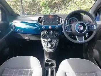 Used Fiat 500 Lounge 70 HP (51 kW) 2020 Blue Hatchback