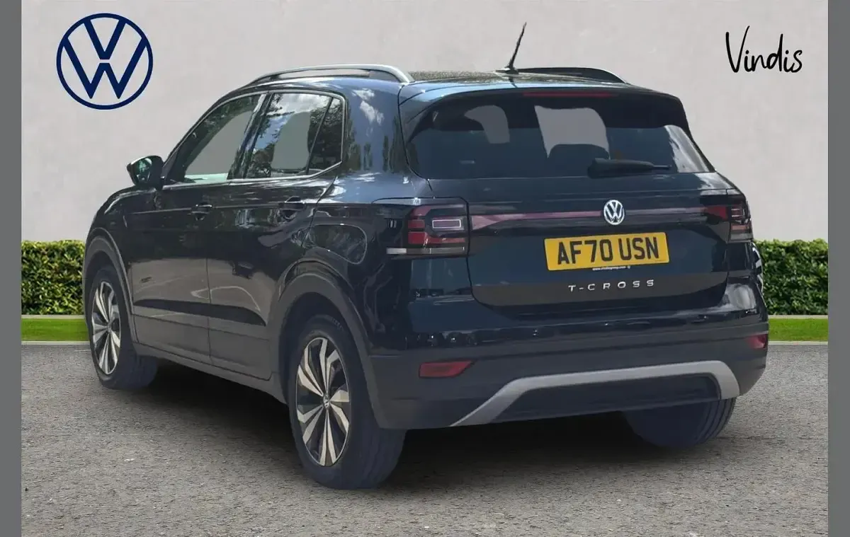 Used VW T-Cross SE 115 HP (84 kW) 2020 Black SUV