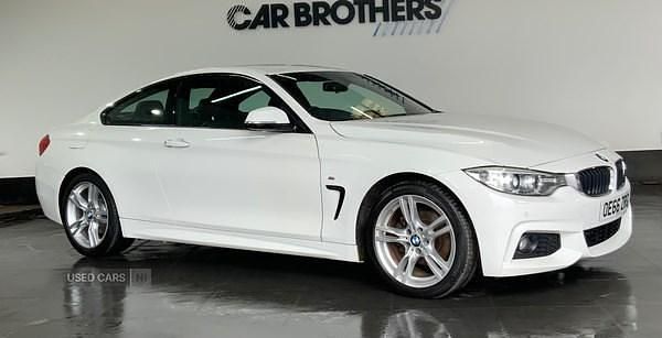 White Used 2017 BMW 420 M Sport Coupe | £13,995 (Good price) - Image 1/4