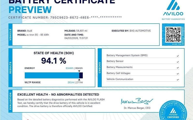 Used Audi e-tron Sportback Advanced 300 kW (408 HP) 2021 SUV