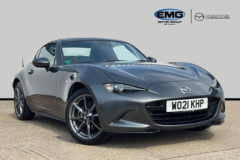 Machine grey Used 2021 Mazda MX5 Inclusive Cabriolet | £22,495 (Fair price) - Image 1/3