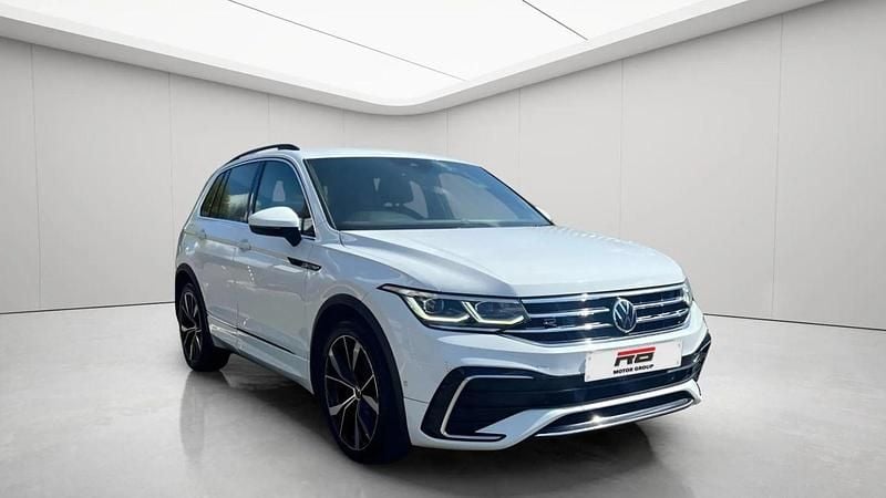 Begagnad VW Tiguan R-line 2021 Vit SUV