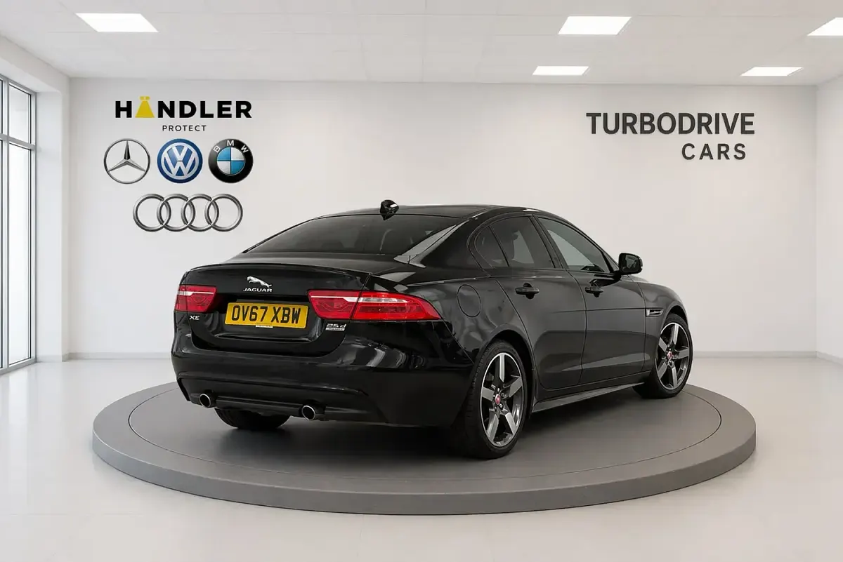 Used Jaguar XE R-Sport 249 HP (183 kW) 2017 Black Sedan