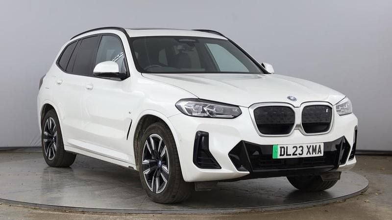 White Used 2023 BMW iX3 M Sport SUV | £27,495 (Super price) - Image 1/4