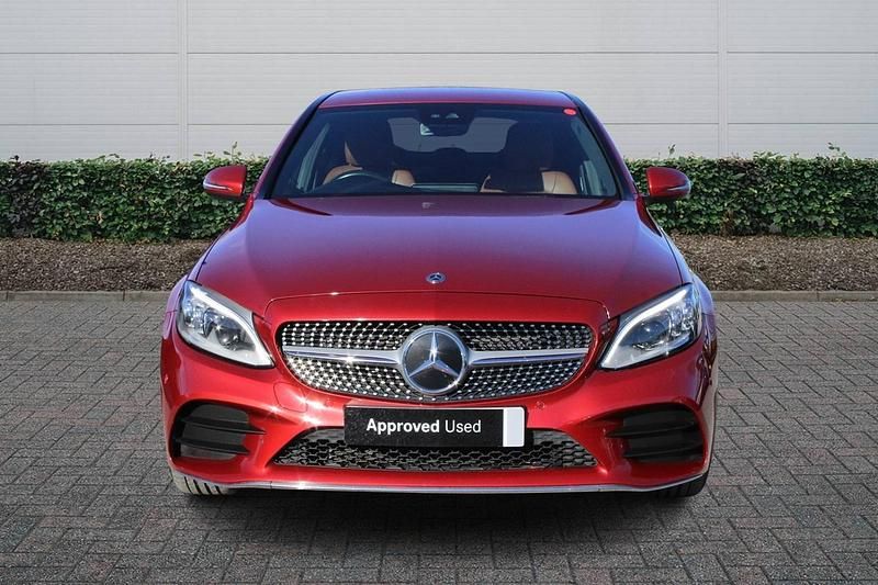 Used Mercedes C300 AMG line 2020 Red Sedan