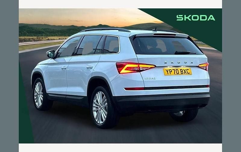 Used Skoda Kodiaq SE L 150 HP (110 kW) 2020 White SUV
