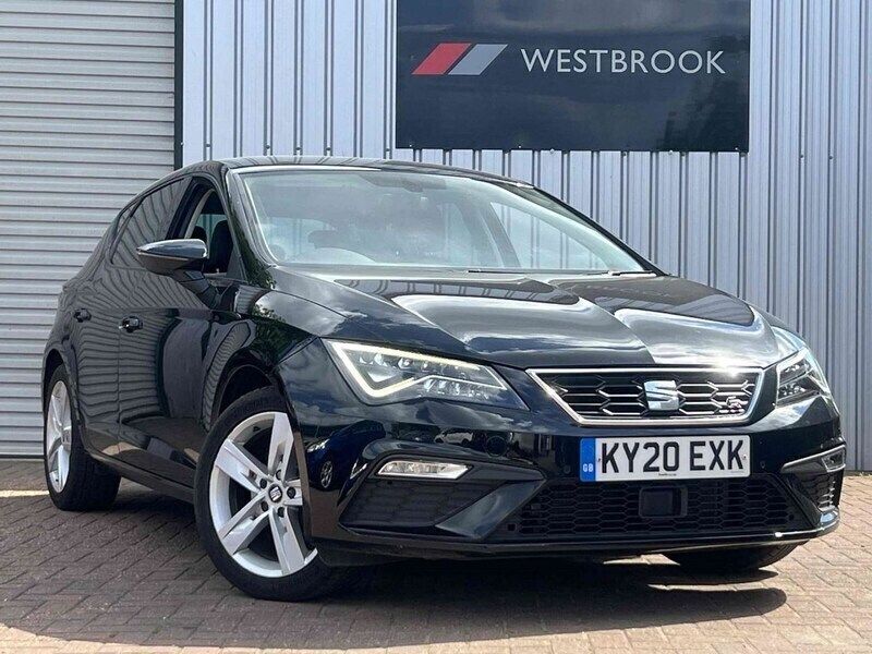 Black Used 2020 Seat Leon FR Hatchback | £8,610 (Fair price) - Image 1/4