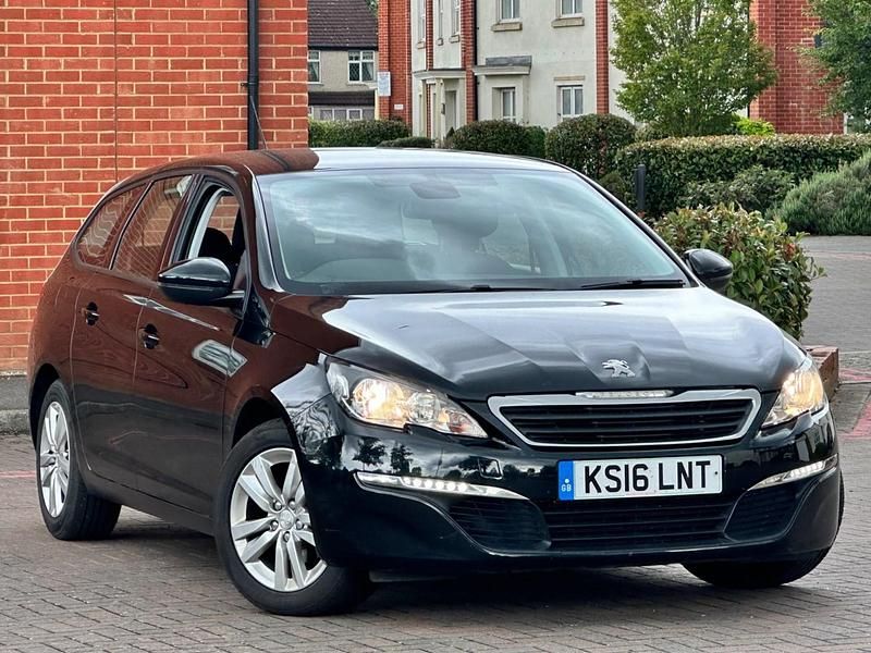 Black Used 2016 Peugeot 308 Active Estate | £5,000 (Fair price) - Image 1/4